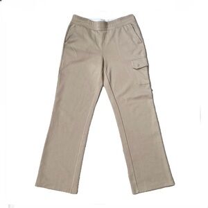 Lauren Ralph Lauren Beige Knit Cargo Pants Cotton Blend Size M
